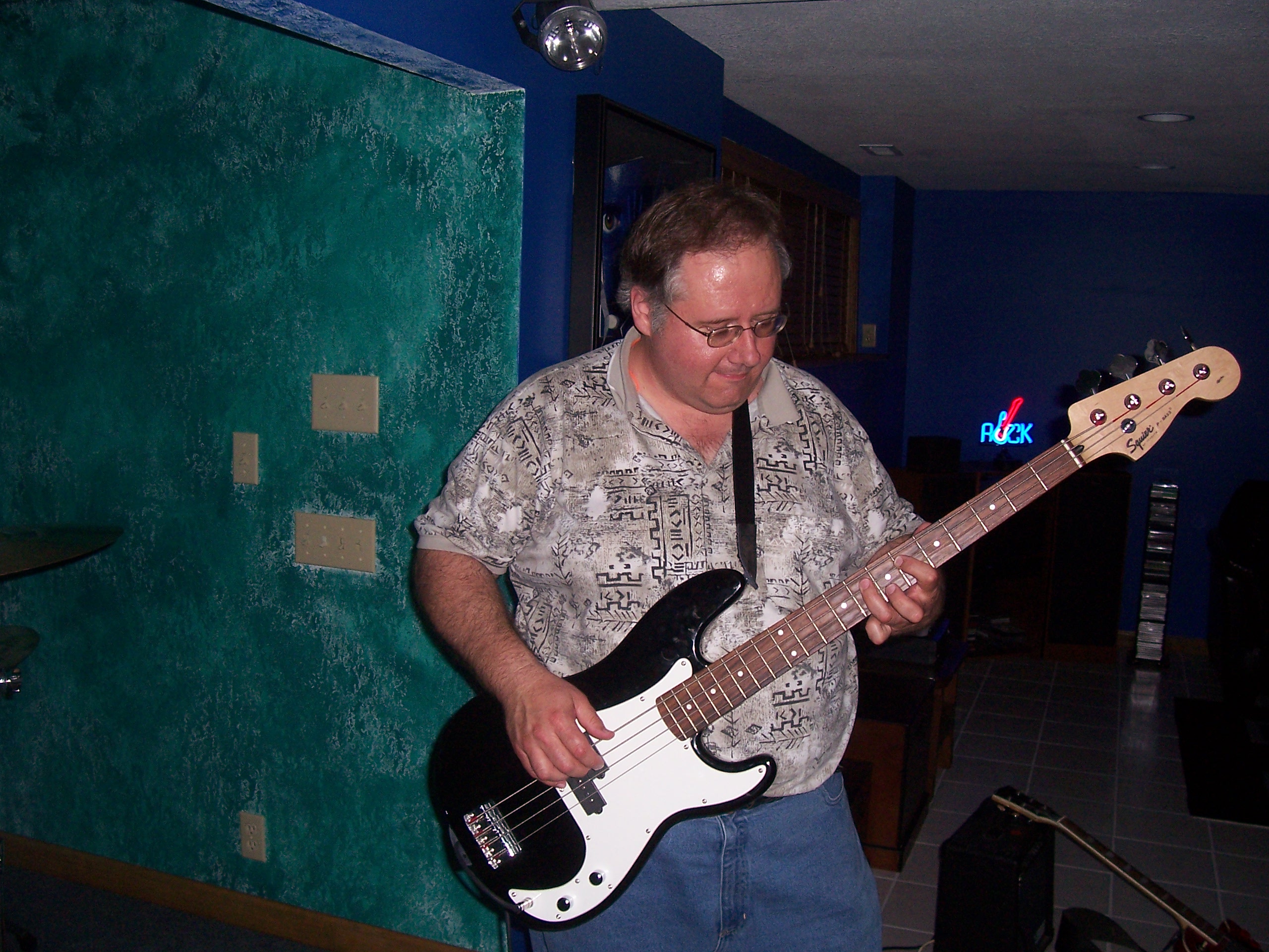 Dave on bass